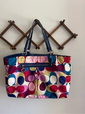 Coach Scarf tote bag